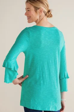 Soft Surroundings Petites Erin Linen Blend Tunic
