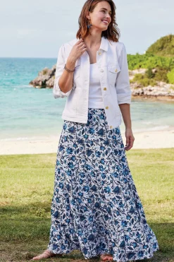 Soft Surroundings Petites Ginnie Maxi Skirt
