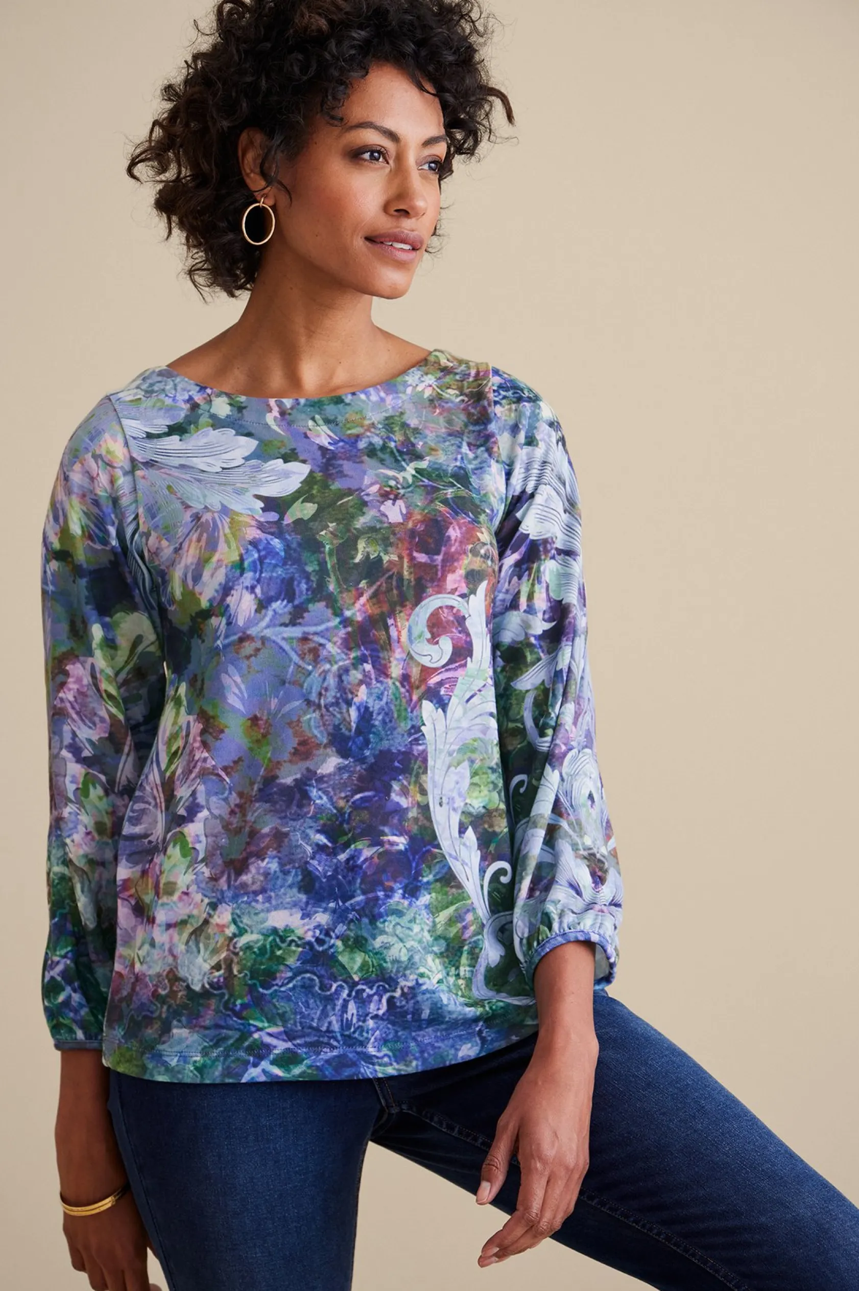 Soft Surroundings Petites Myra Top