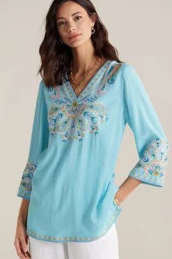 Soft Surroundings Petites River Island Tunic