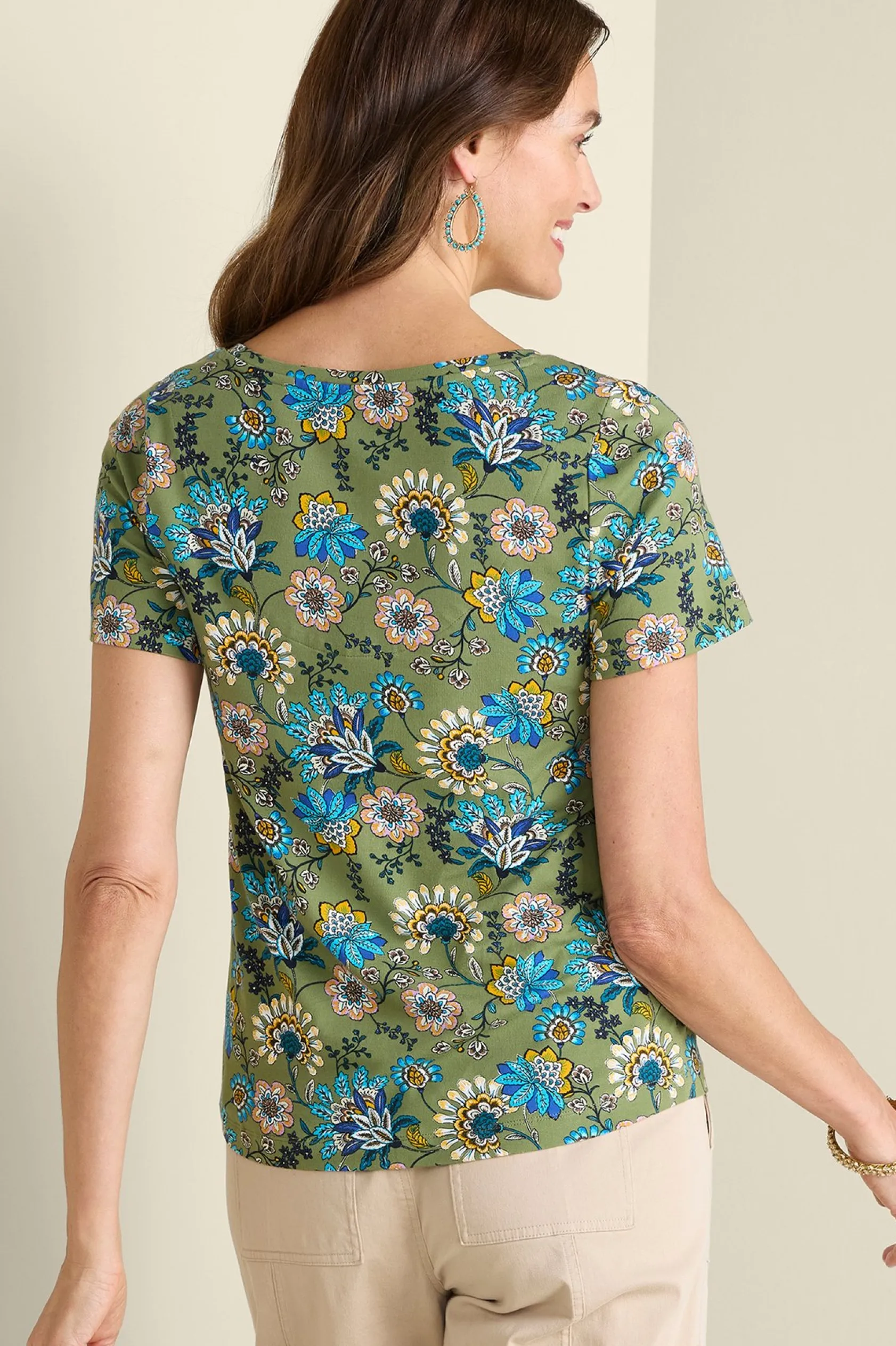 Soft Surroundings Petites Soft Essential™ SUPIMA® Short Sleeve Tee