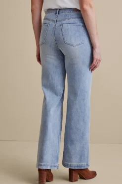 Soft Surroundings Petites Ultimate Denim Wide Leg Jeans