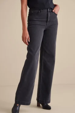 Soft Surroundings Petites Ultimate Denim Wide Leg Jeans