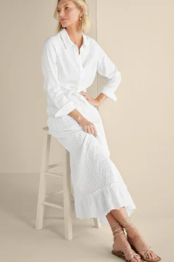 Soft Surroundings Porfiria Embellished Skirt