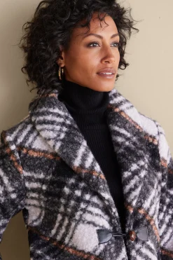 Soft Surroundings Rita Plaid Jacket