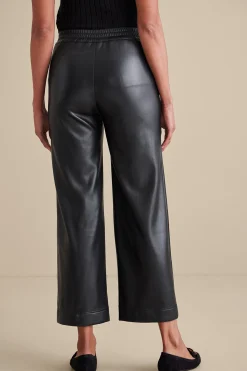 Soft Surroundings Rivka Faux Leather Pants