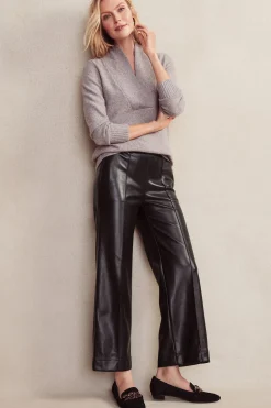 Soft Surroundings Rivka Faux Leather Pants