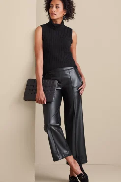 Soft Surroundings Rivka Faux Leather Pants