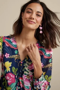 Soft Surroundings Samantha Georgette Top