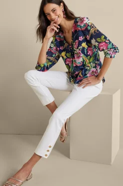 Soft Surroundings Samantha Georgette Top