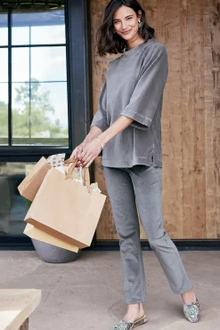 Soft Surroundings Samina Corduroy Pullover