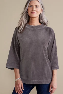Soft Surroundings Samina Corduroy Pullover