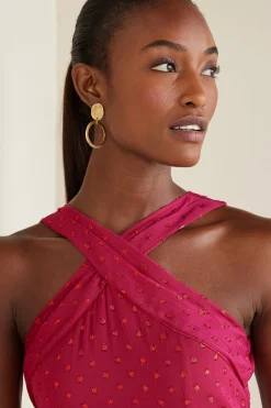 Soft Surroundings Sanna Sparkling Maxi Dress