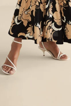 Soft Surroundings Schutz Helene Kitten Heel Sandal