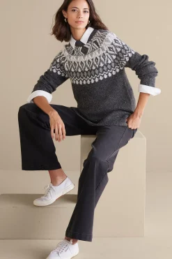 Soft Surroundings Seelie Fair Isle Sweater
