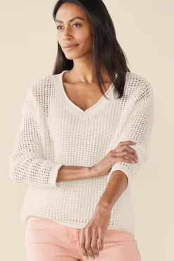 Soft Surroundings Simone Crochet Sweater