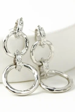 Soft Surroundings Simone Tiered Hoop Earring