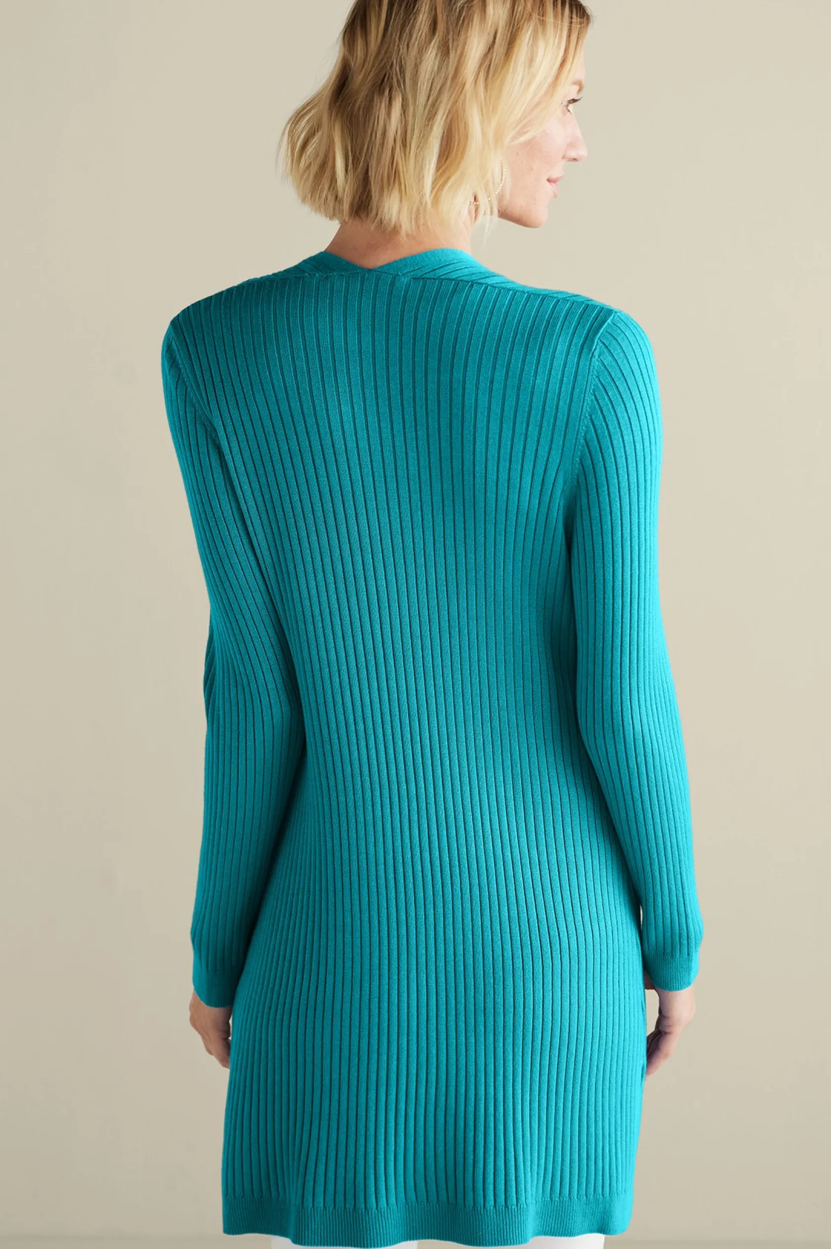 Soft Surroundings Soft Essential™ Ribbed Long Cardi