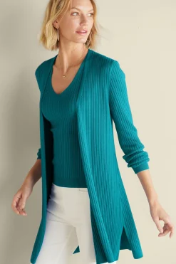 Soft Surroundings Soft Essential™ Ribbed Long Cardi