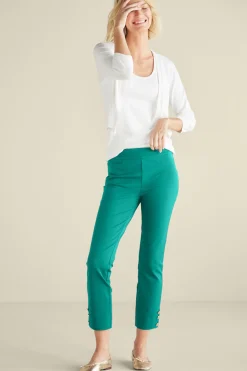 Soft Surroundings Soft Essential™ Superla Slim Leg Crop Pants