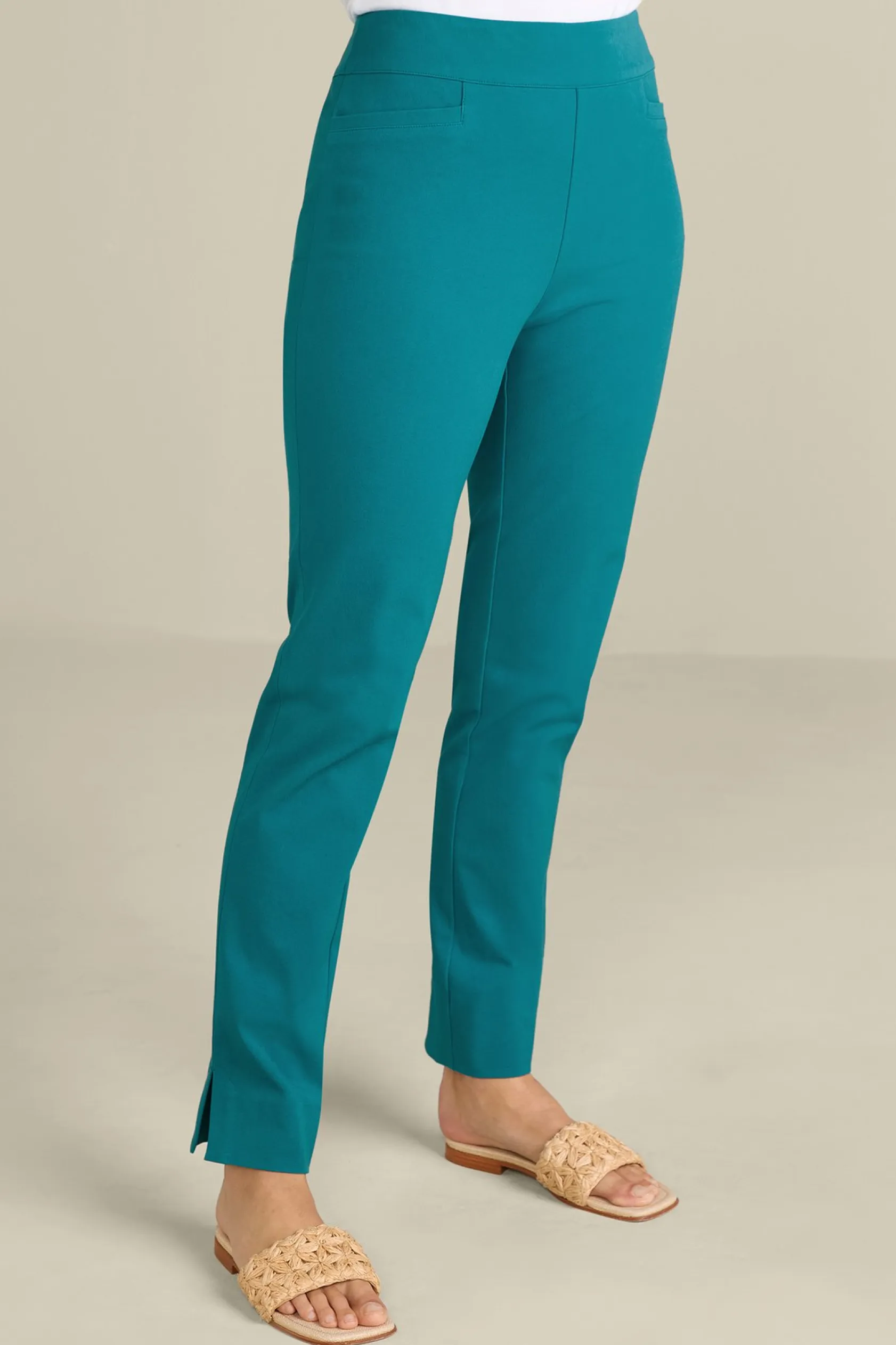 Soft Surroundings Soft Essential™ Superla Slim Leg Pants