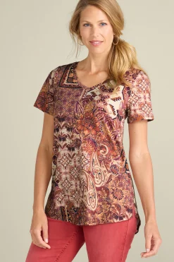 Soft Surroundings Soft Essential™ SUPIMA® Isabel Short Sleeve Tunic