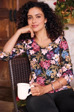 Soft Surroundings Soft Essential™ SUPIMA® 3/4 Sleeve Tee