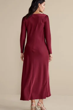 Soft Surroundings Solange Satin Dress