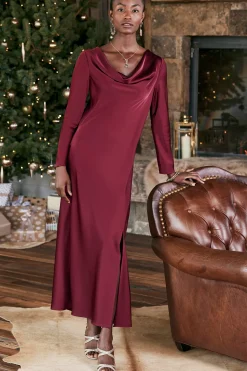 Soft Surroundings Solange Satin Dress