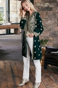 Soft Surroundings Tatianna Velvet Jacket