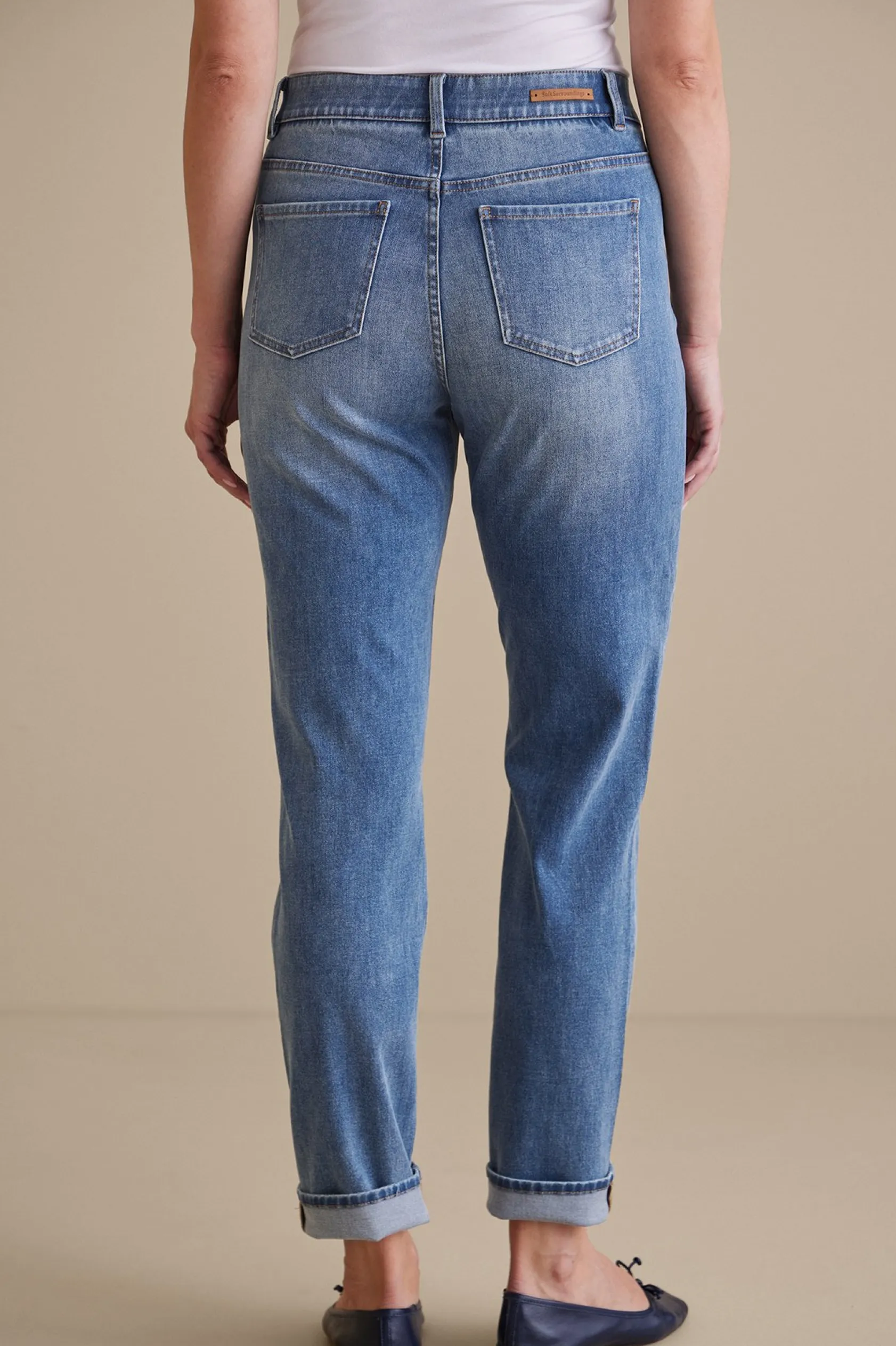 Soft Surroundings The Ultimate Denim Relaxed Straight Jeans