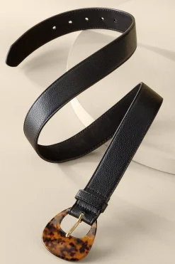 Soft Surroundings Thelma Tortoise Buckle Belt