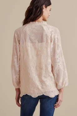 Soft Surroundings Tresa Lace Top