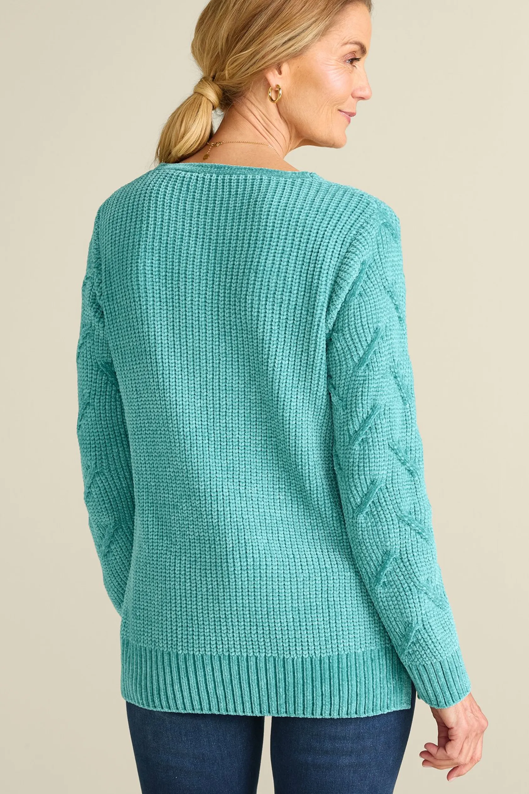 Soft Surroundings Trina Chenille Sweater