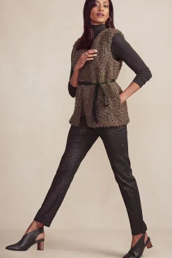 Soft Surroundings Ultimate Denim Animal Straight Leg Jeans