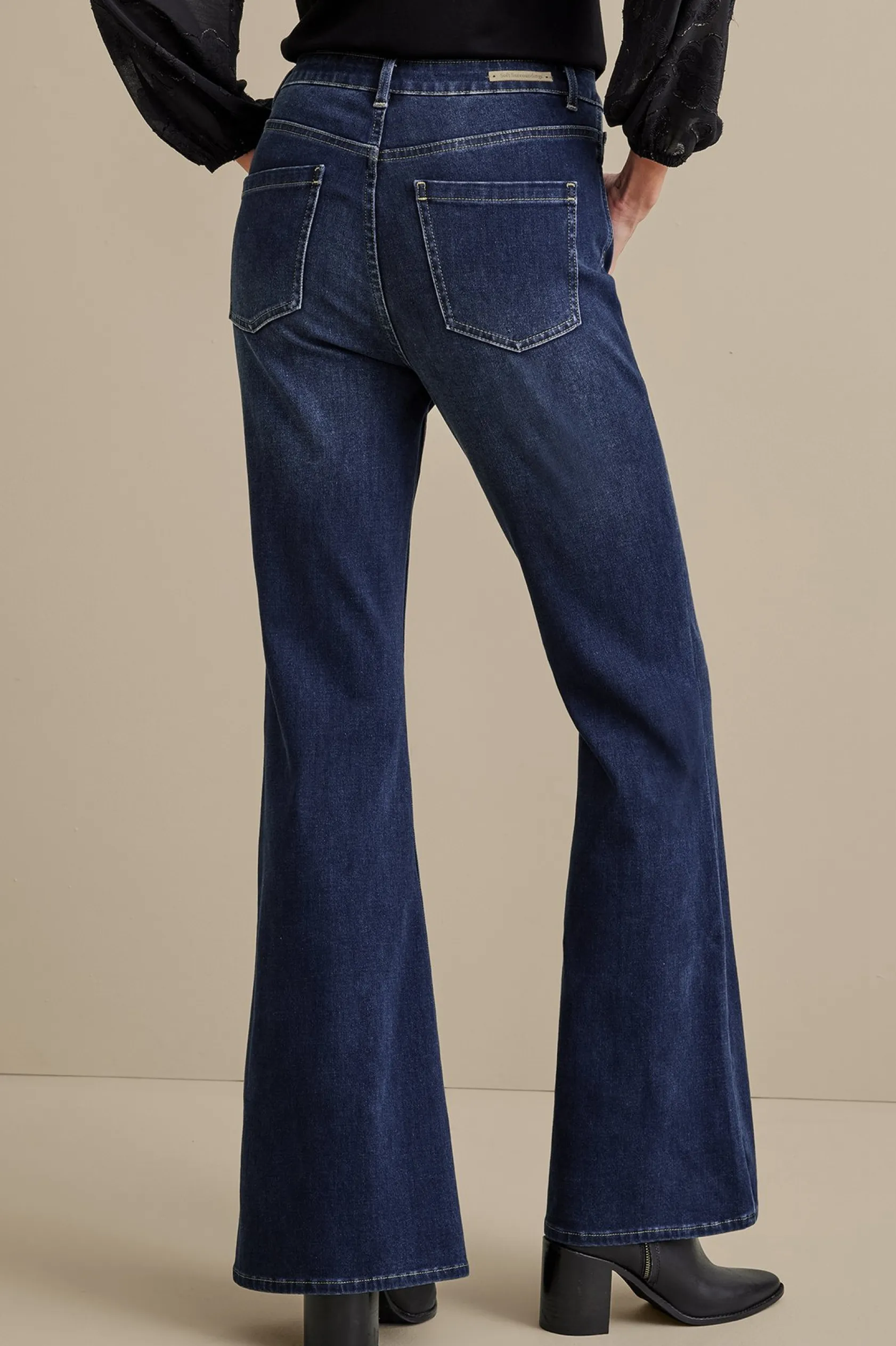 Soft Surroundings Ultimate Denim Flare Jeans