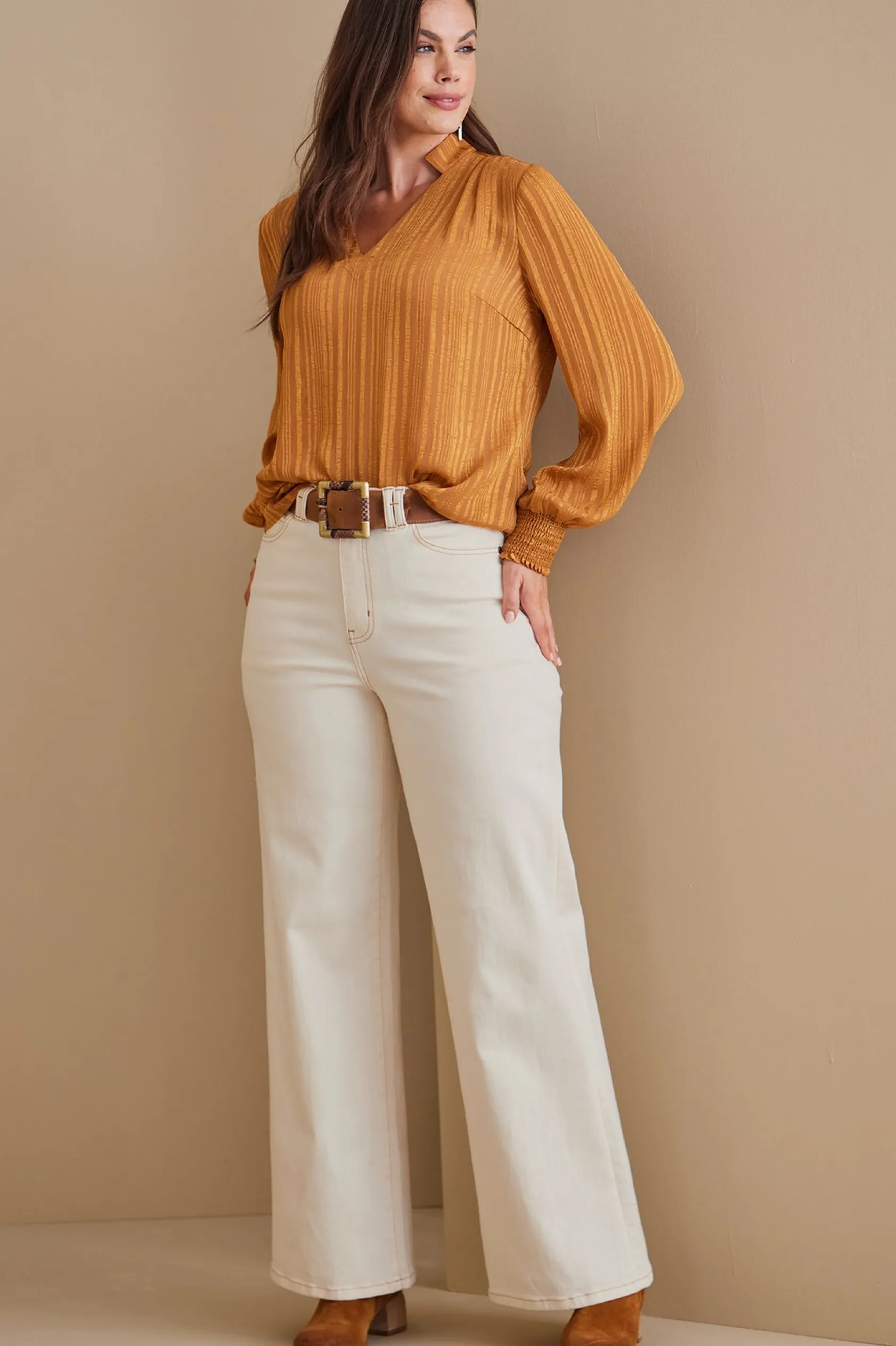 Soft Surroundings Ultimate Denim High Rise Straight Jeans