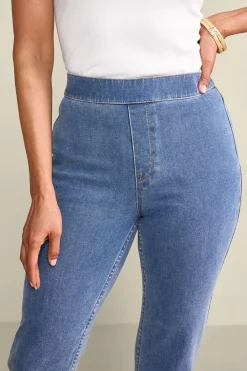 Soft Surroundings Ultimate Denim Pull-On Slim Leg Jeans