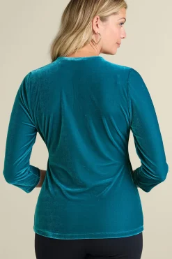 Soft Surroundings Velvet Alyssa Knit Top