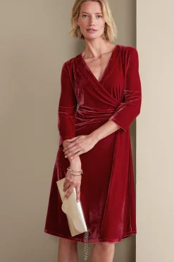 Soft Surroundings Velvet Hyannis Dress