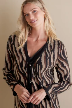 Soft Surroundings Veronica Jacquard Cardigan