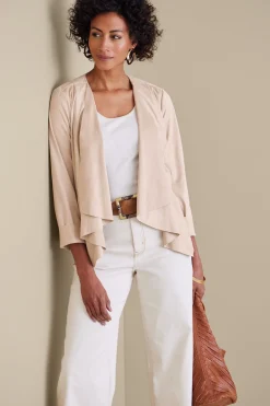 Soft Surroundings Viviana Faux Suede Jacket