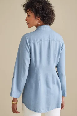Soft Surroundings Washed TENCEL Tunic