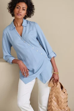 Soft Surroundings Washed TENCEL Tunic