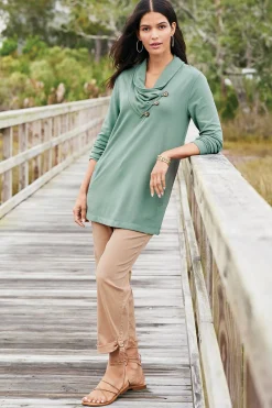 Soft Surroundings Westminster Tunic Sweatshirt