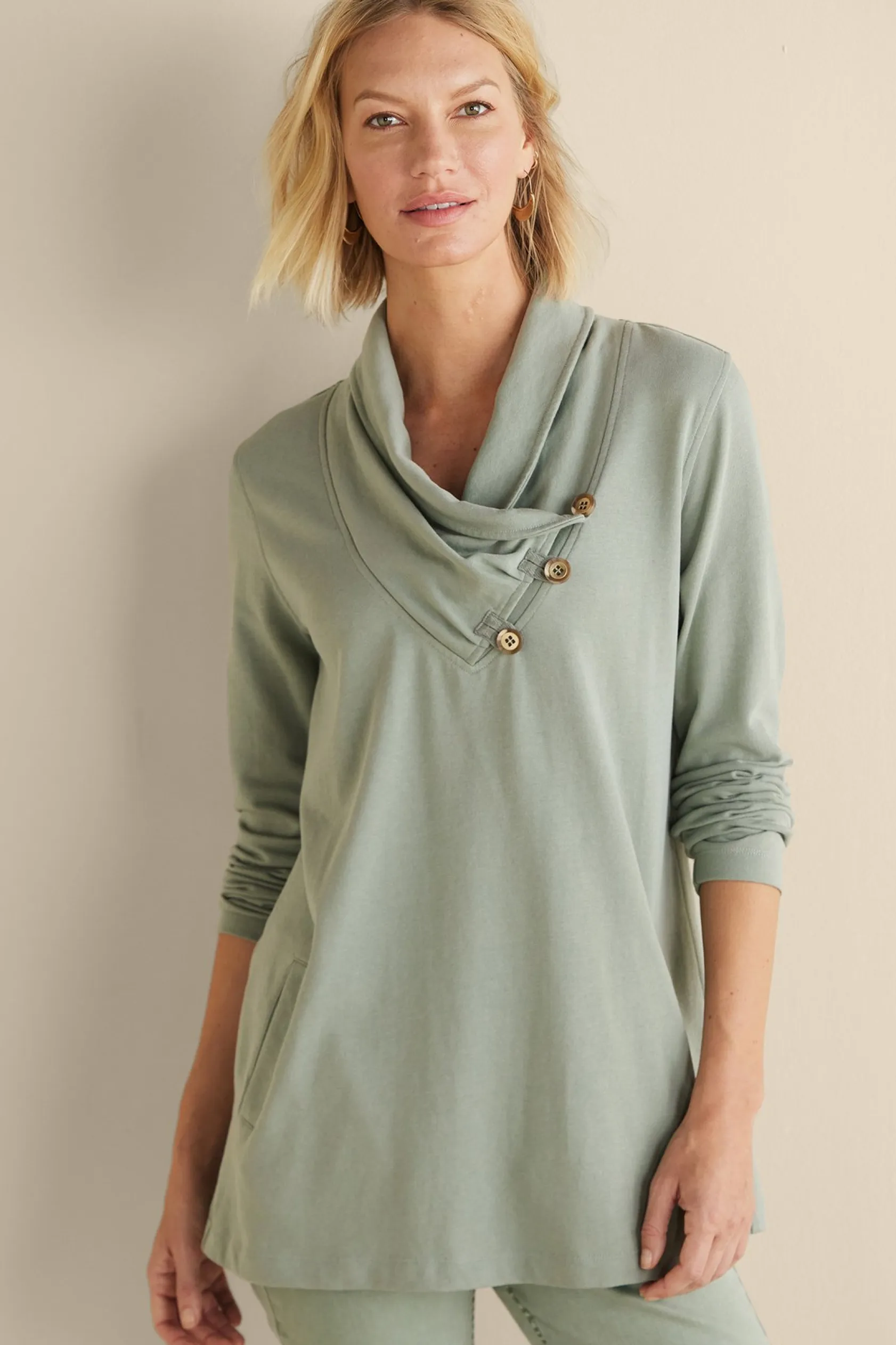 Soft Surroundings Westminster Tunic Sweatshirt